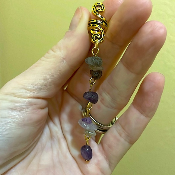 Accessories - Amethyst Hair Jewelry (short)